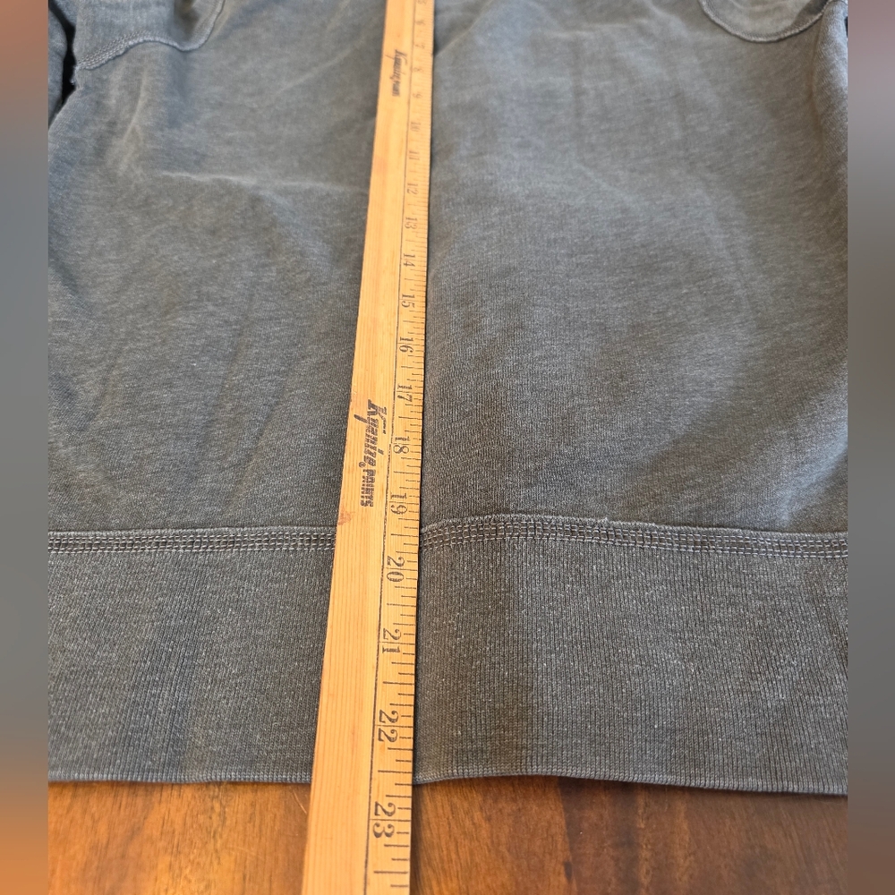 Y2K Abercrombie & Fitch Mens Full Zip Muscle Hoodie Gray Small Spellout Preppy - Picture 6 of 7